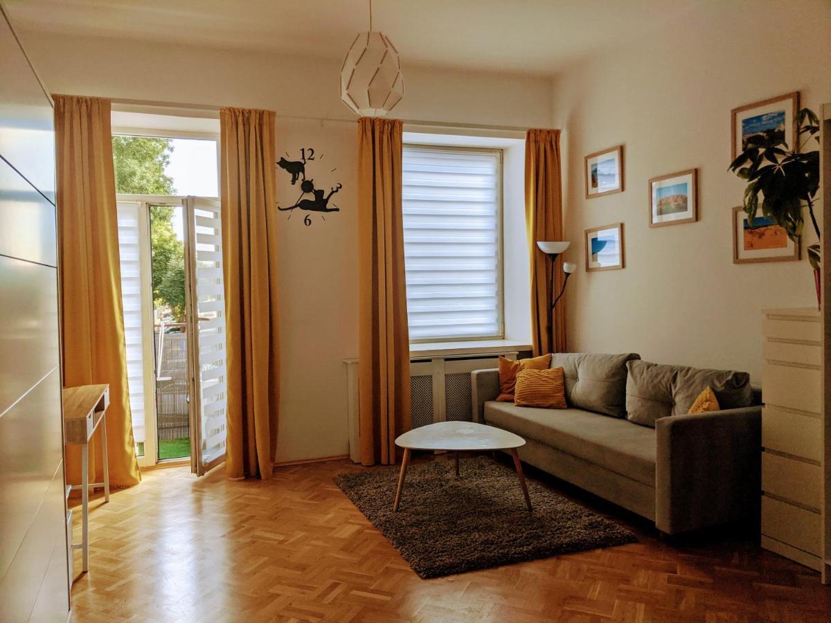 Studio z balkonem w centrum Augustów Exteriér fotografie